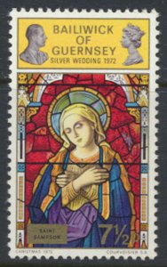 Guernsey SG 78  SC# 75 Christmas  1972 Mint Never Hinged see scan 