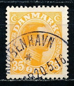Denmark #114 Single Used