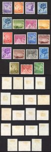 Seychelles SG174/88 QEII 1954-61 Set of 19 Used