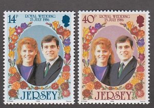 Jersey # 404-405, Prince Andrew Wedding, Mint  NH, 1/2 Cat.