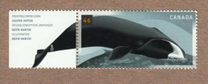 BOWHEAD WHALE = OCEAN = Canada 2000 # 1870 MNH