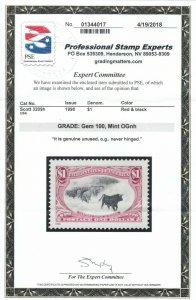 MOstamps - US #3209h Mint OG NH Grade GEM 100 with PSE Cert - Lot # MO-1834