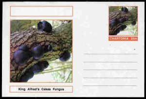 CHARTONIA, Fantasy - King Alfred's Cakes Fungi - Postal Stationery Card...