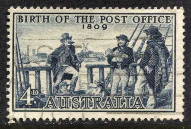 STAMP STATION PERTH - Australia #332 QEII First Post Office Anniv. 150th Used