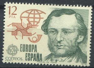 Spain Sc#2148 MNH, 12p red brn & sl grn, Europa (C.E.P.T.) 1979 - History of ...