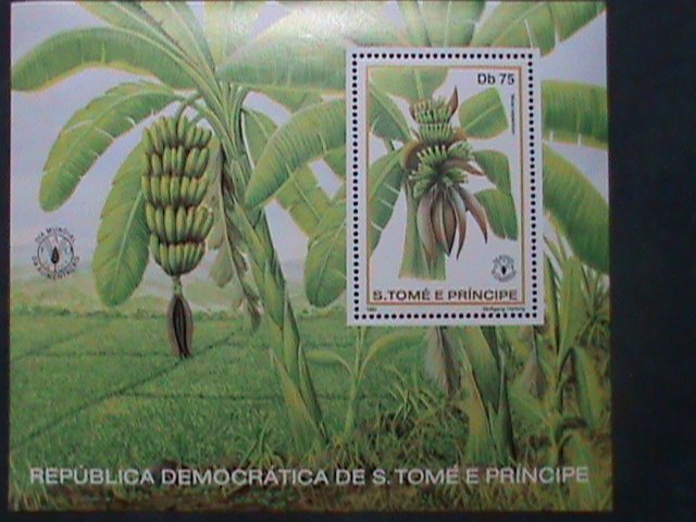 ST.THOMAS-1981 SC#643 WORLD FOOD DAY- BANANA TREES MNH S/S SHEET-VERY FINE