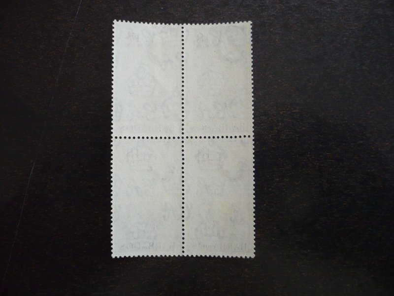 Stamps - Barbados - Scott# 244 - Mint Hinged Block of 4 Stamps