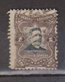 EL SALVADOR  STAMP,USED  1 CENTAVO, FIGUEROA  1910 #HA2