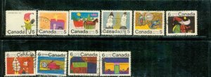 Canada Christmas , 10 stamps