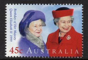 AUSTRALIA SG1870 1999 BIRTHDAY OF QEII MNH