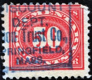 R238 50¢ Documentary Stamp (1917) Used