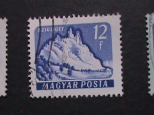 ​HUNGARY- -VERY OLD FAMOUS HISTORIC BUILDINGS USE STAMPS VERY FINE