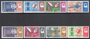 1965 QATAR - SG. 62/69 - Telecommunications - MNH**