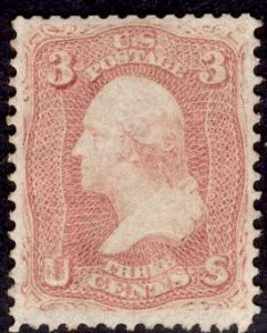 US Stamp Scott #65 MINT NEVER HINGED SCV $125++