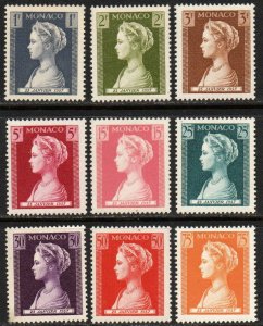 Monaco Sc #391-399 Mint Hinged