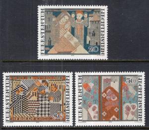 Liechtenstein 675-677 MNH VF