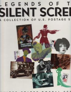 Scott 2819 - 2828 - Silent Screen Stamp Collection With USPS Binder    #02 SS