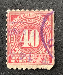 US Stamp R214 used see pictures