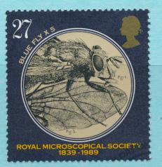 Great Britain  SG 1454 SC# 1286 Used / FU with First Day Cancel-  Microscopia...