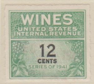 U.S. Scott #RE125 Wine Revenue Stamp - Used Single