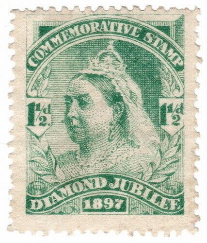 (I.B) QV Cinderella : Unofficial Diamond Jubilee Issue 1½d (1897)