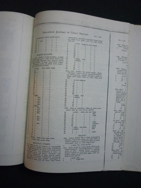 REVENUE STAMPS BRITISH COLONIES - PHOTOCOPY by F G LUNDY