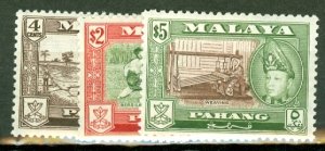 JE: Malaya Pahang 72-82 MNH; 81, 82a mint CV $65.25; scan shows only a few