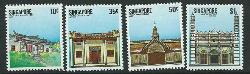 SINGAPORE SG471/4 1984 NATIONAL  MONUMENTS  MNH