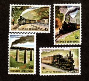 Greece # 1502-1505 Mint Trains x!