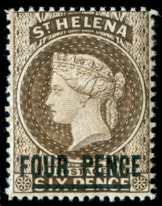 MOMEN: ST HELENA SG #43c 1894 CROWN CA MINT OG NH LOT #60402