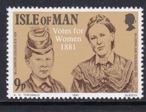 197 Isle Of Man Centenary of Women's Suffrage MNH