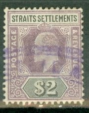 IO: Straits Settlements 103 used CV $80