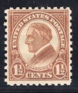 MOMEN: US STAMPS #582 1.5c MINT OG NH LOT #78386-2