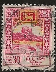 Ceylon ==  Scott #  343 - Used