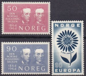 Norway #458-60  F-VF Unused  CV $6.80  (Z4738)