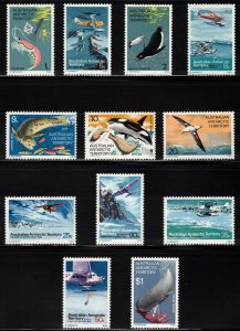 AUSTRALIAN ANTARCTIC 1973 Food Chain; Scott L23-34, SG 23-34; MNH