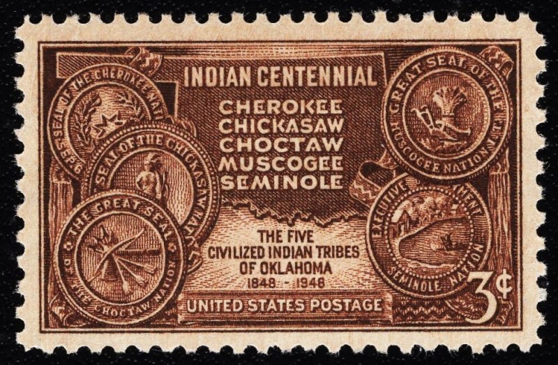 US 972 MNH VF 3 Cent Indian Centennial