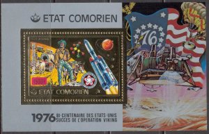 1976 Comoro Islands 312/B58gold Rockets 55,00 €