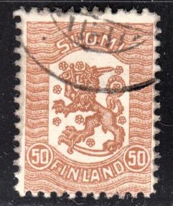 Finland Scott 115  Fine used.