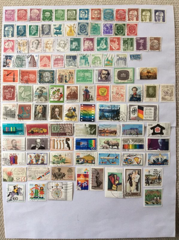 German 100+ stamps - Lot 16