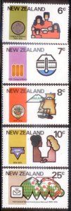 New Zealand 1976 SC# 593-7 MNH-OG E170