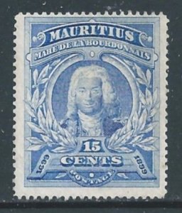 Mauritius #115 Mint No Gum Admiral Maye De La Bourdonnais Birth Anniv.