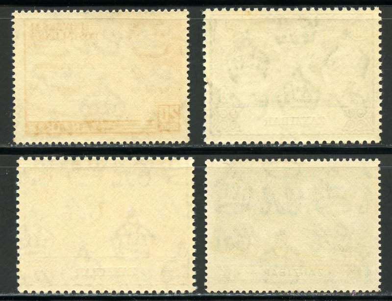 Zanzibar Scott 226-229 MNHOG - 1949 UPU Set - SCV $5.45