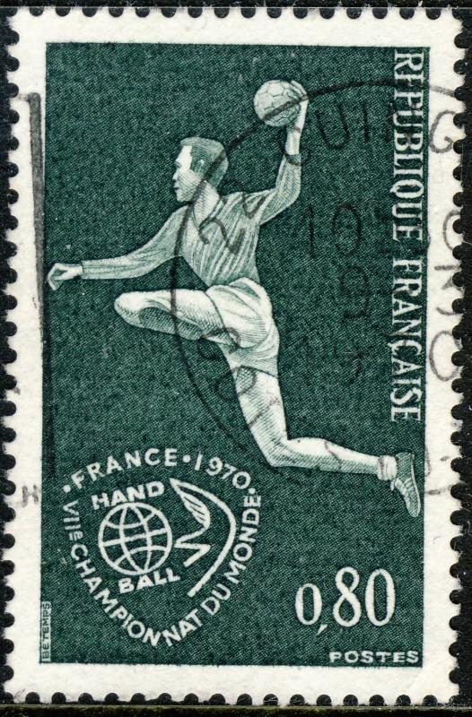 FRANCE - 1970 - Yv.1629/Mi.1699 0,80fr Handball World Cup - Oblitéré TB