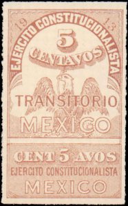 Mexico #349a, Incomplete Set, 1913, Hinged