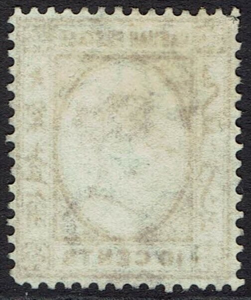 LABUAN 1880 QV 10C WMK CROWN CC INVERTED NO GUM
