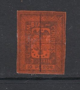 Colombia, Scott 52, used (thin)