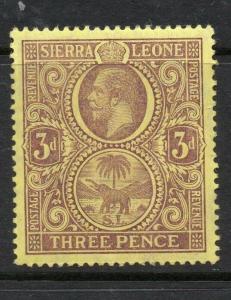 Sierra Leone 1912 Early Issue Fine Mint hinged Shade of 3d. 303683