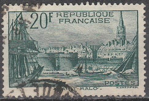 France #347  F-VF Used  CV $19.00  (S8508)