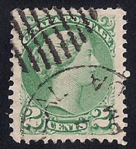 Canada #36 2 cent SUPERB CANCEL Stamp used EGRADED VF 83